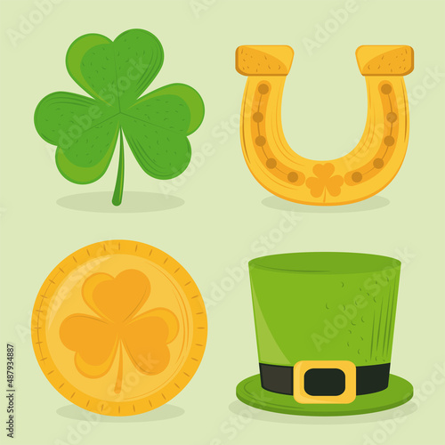 icons st patricks day
