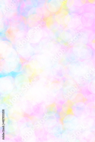 Unicorn galaxy pattern. Pastel cloud and sky with glitter. Cute bright paint like candy background theme. Concept to montage or present your product, for women, girls in princess style © Nalinee