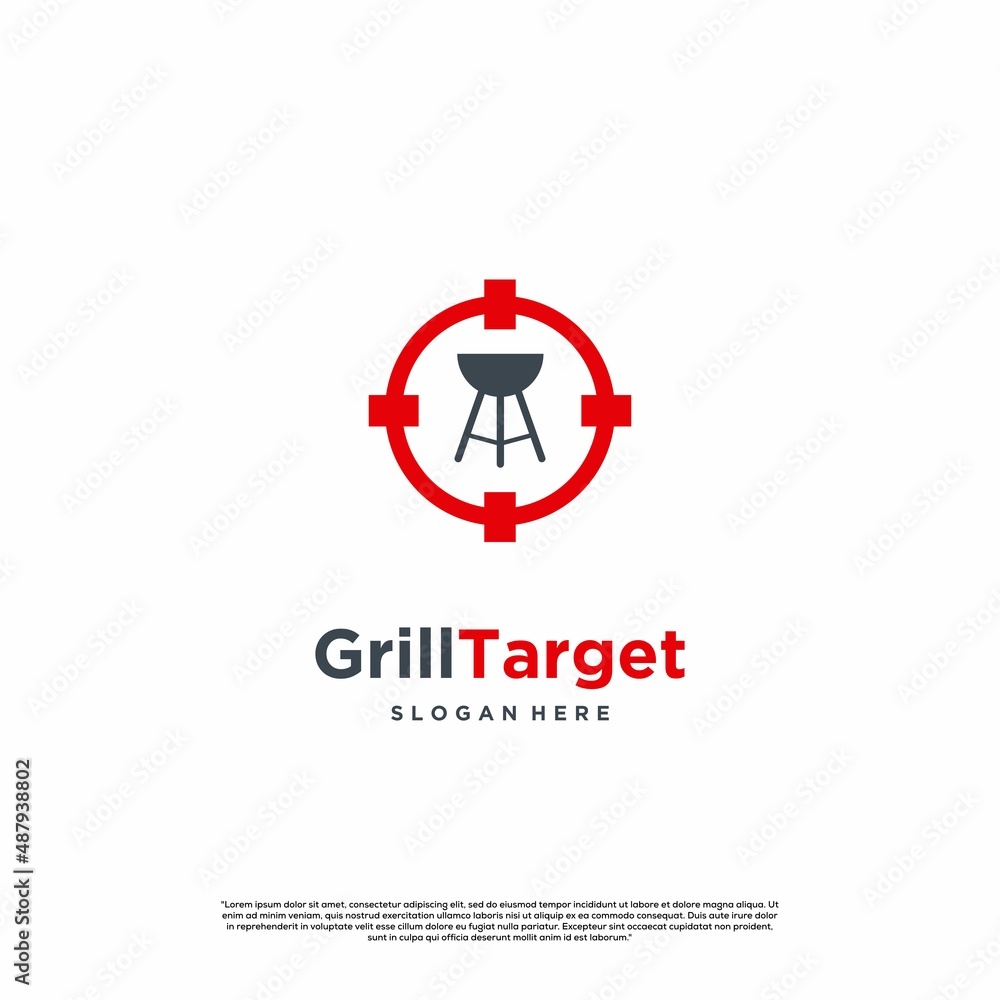 grill target logo design illustration, grill hunter logo on isolated background
grill target logo design illustration, grill hunter logo on isolated background