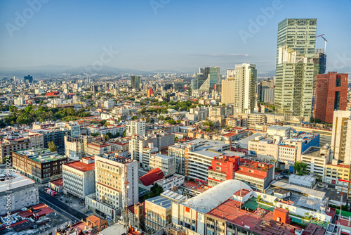 Mexico City cityscape  HDR Image
