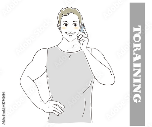 スマホに対応するフィットネスインストラクター