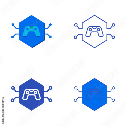 NFT game asset icon set