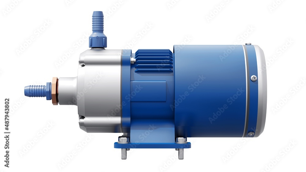 Fototapeta premium Water Pump. 3d render illustrration