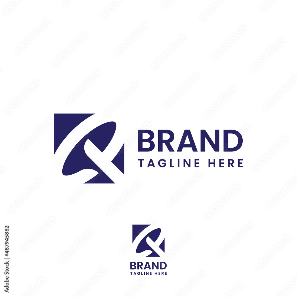 letter Q square logo design letter Q square logo design