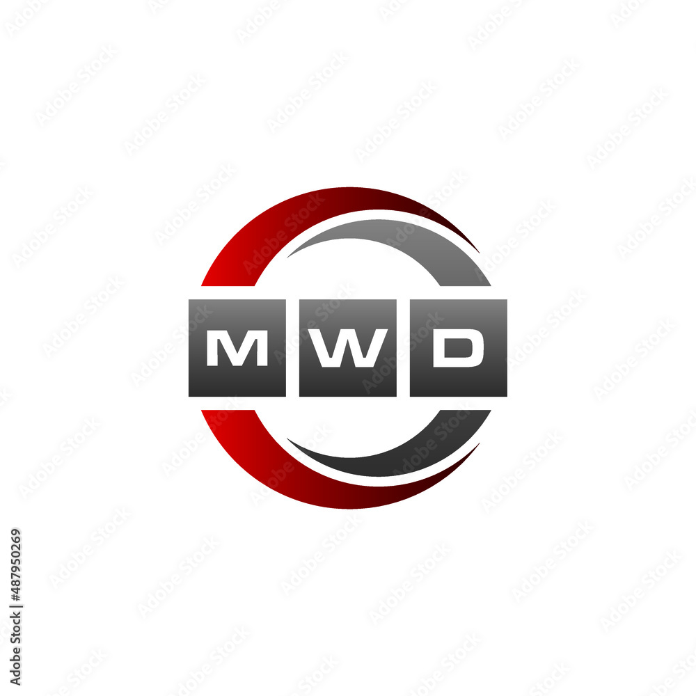 MWD Letter Initial Logo Design Template Vector Illustration MWD Letter Initial Logo Design Template Vector Illustration