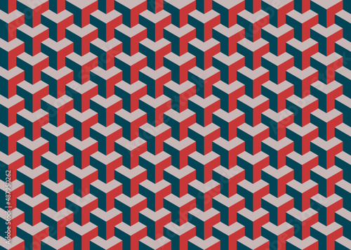 Seamless geometric pattern, abstract background