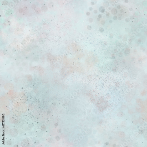 Blue abstract seamless pattern. Paint stains, splashes, 
dots. Suitable for lettering compositions, website 
backgrounds, scrapbooking, etc.