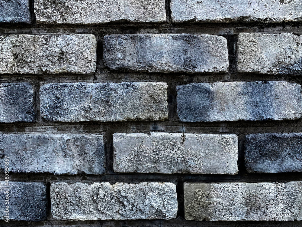 Fototapeta premium 白いレンガ 素材