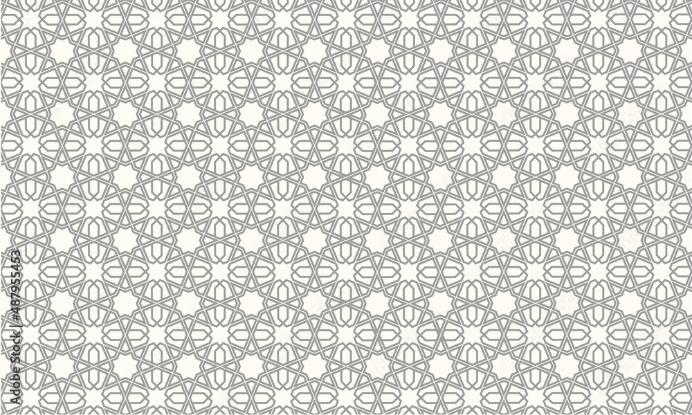 Flat decorative pattern background 
