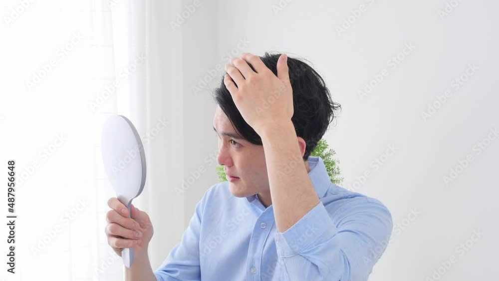 男性　ヘアチェック