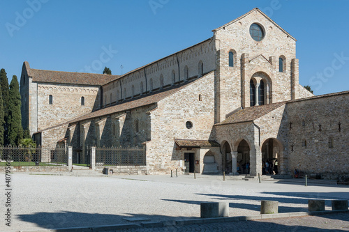 Aquileia, Udine. Esterno della Basilica di Santa Maria Assunta 