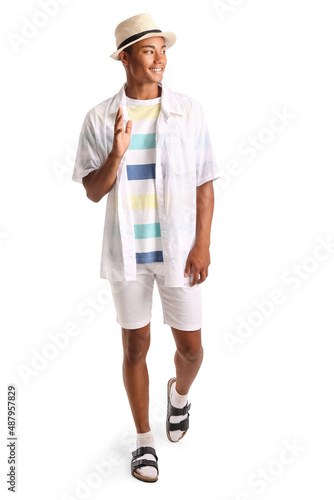 Handsome stylish African-Am...