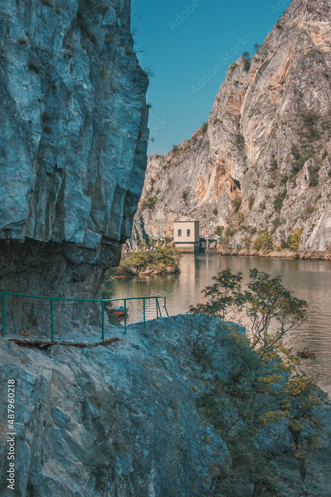 Lake Matka, Skopje - obrazy, fototapety, plakaty 