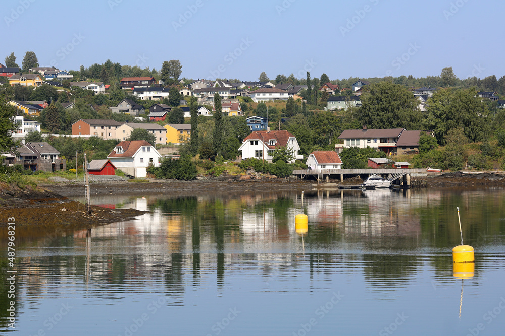 Obraz premium Town Levanger, Norway