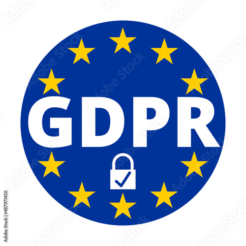 GDPR General data protection regulation symbol icon