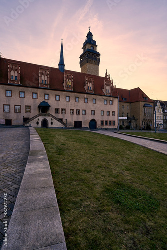 Rathaus Zeitz, Burgenlandkreis, Sachsen-Anhalt, Deutschland