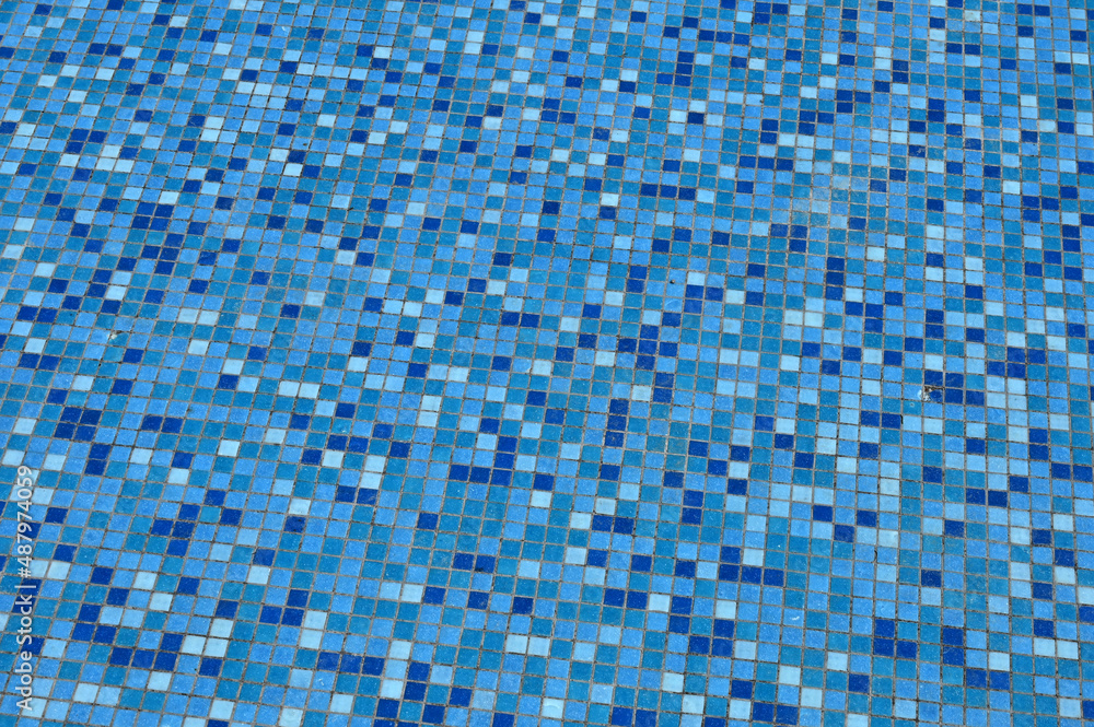 blue mosaic background blue mosaic background