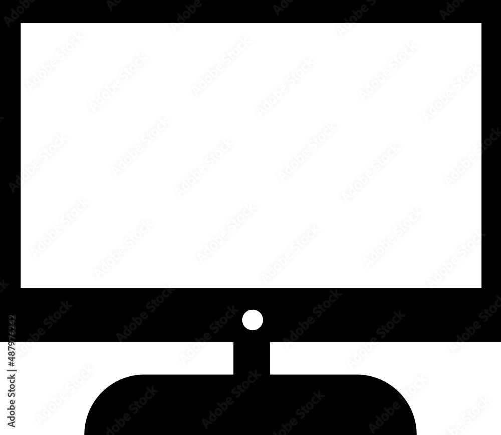 Monitor and display sing icon, vector illustration. Flat design style.eps Monitor and display sing icon, vector illustration. Flat design style.eps