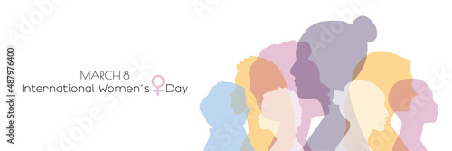 International Women's Day banner.