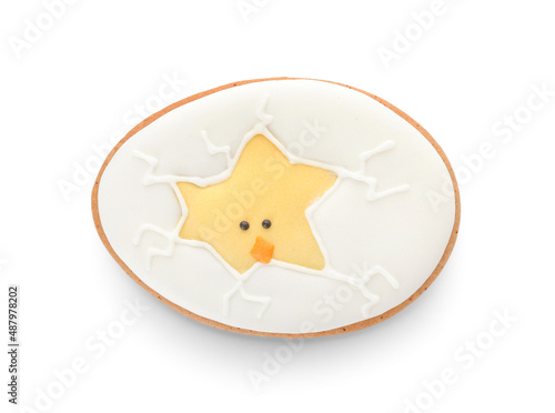 Easter cookie in shape of e...