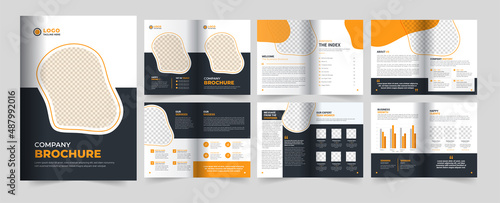 Corporate business brochure template design  and company profile layout template design