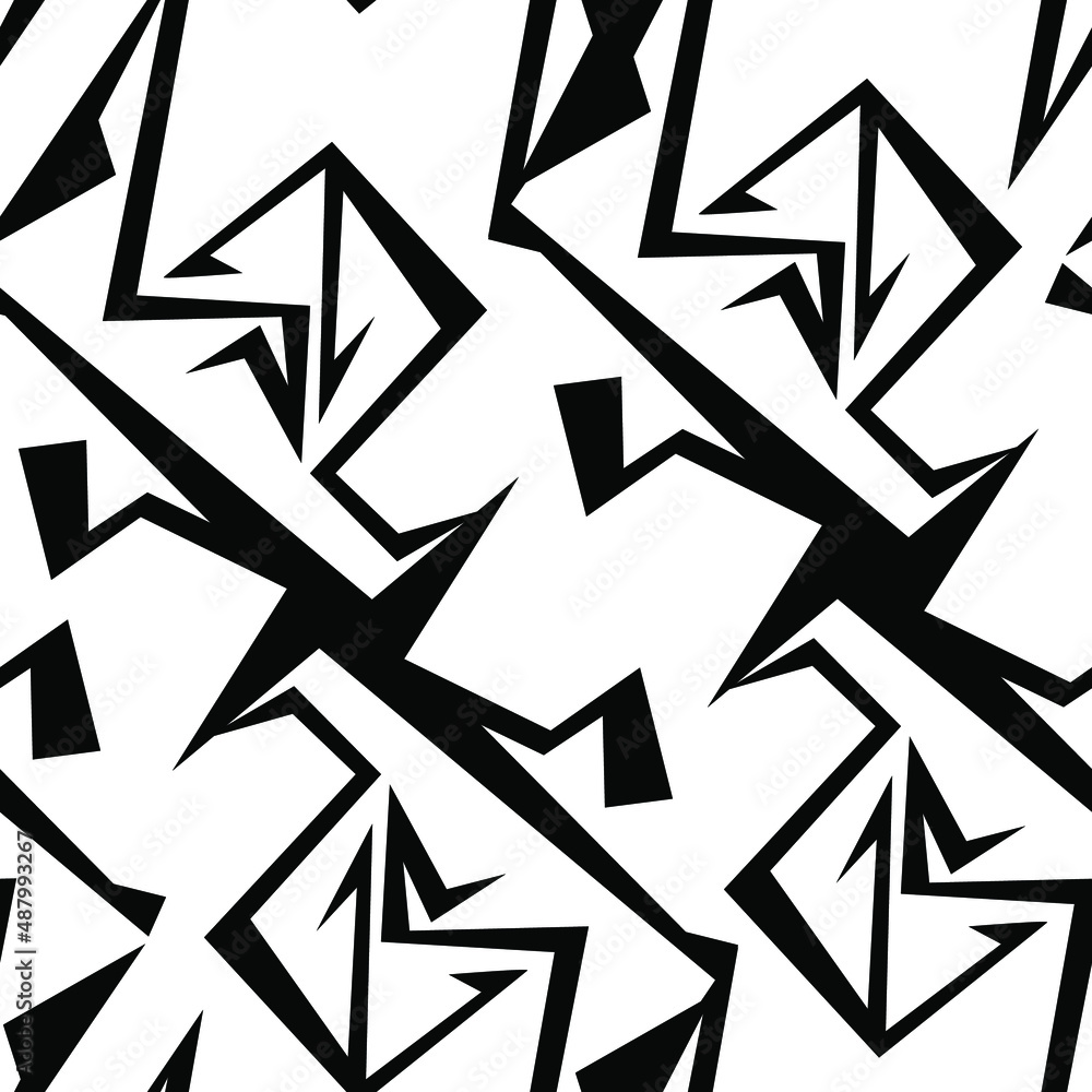 Seamless pattern with geometry vector pattern Seamless pattern with geometry vector pattern