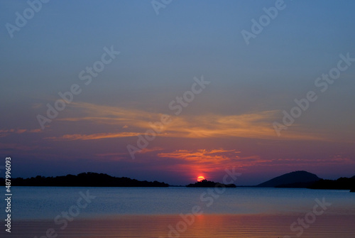 sunset at the beach