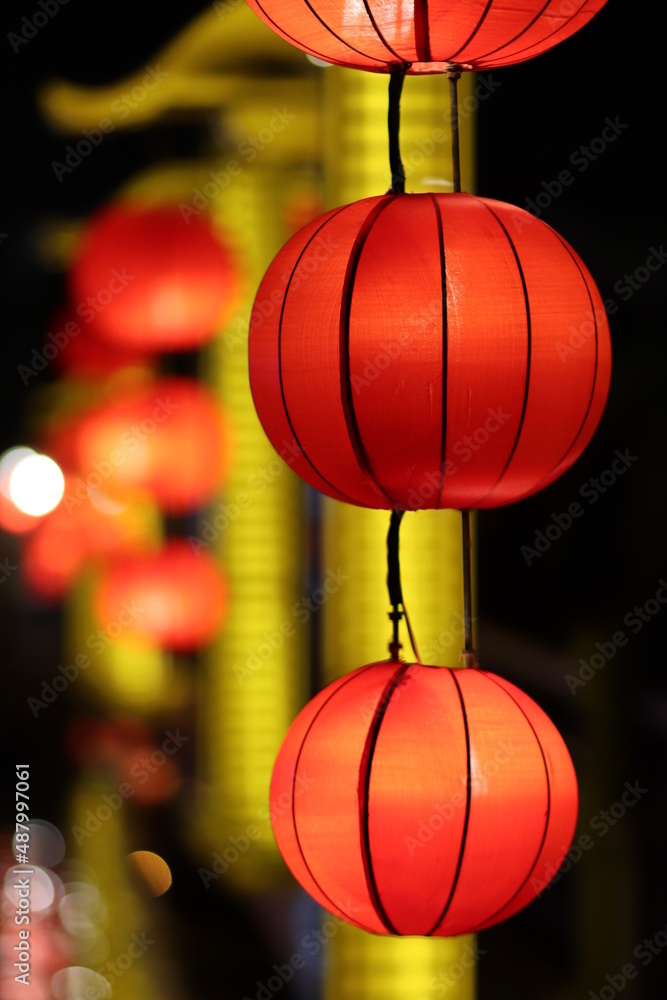 chinese lantern with lanterns