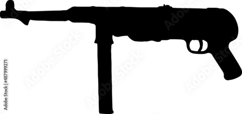 mp40 EPS, mp40 Silhouette, mp40 Vector, mp40 Cut File, mp40 Vector