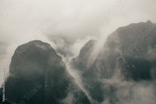 mist over the mountains