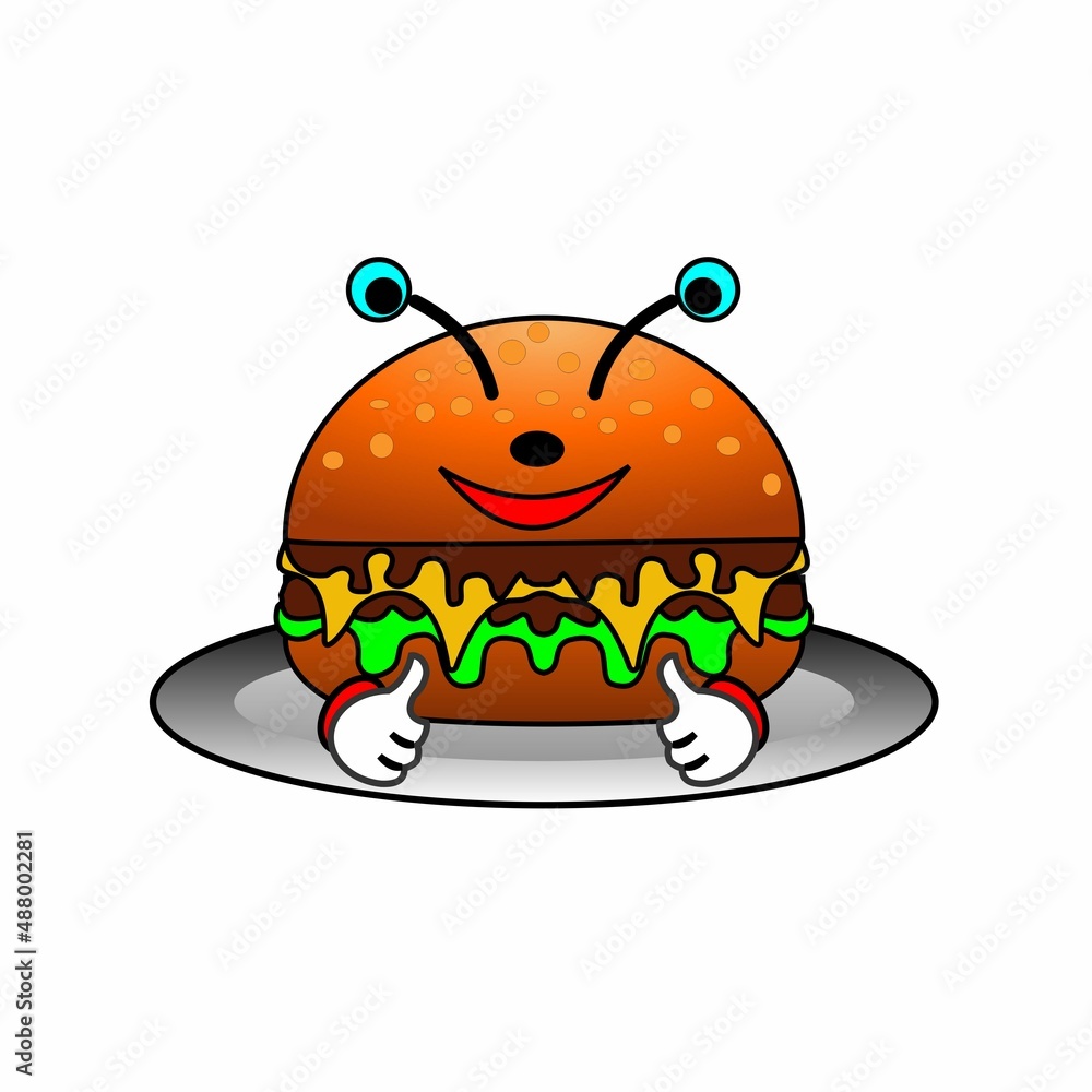 Spicy Burger Logo Suitable For Your Business Spicy Burger Logo Suitable For Your Business