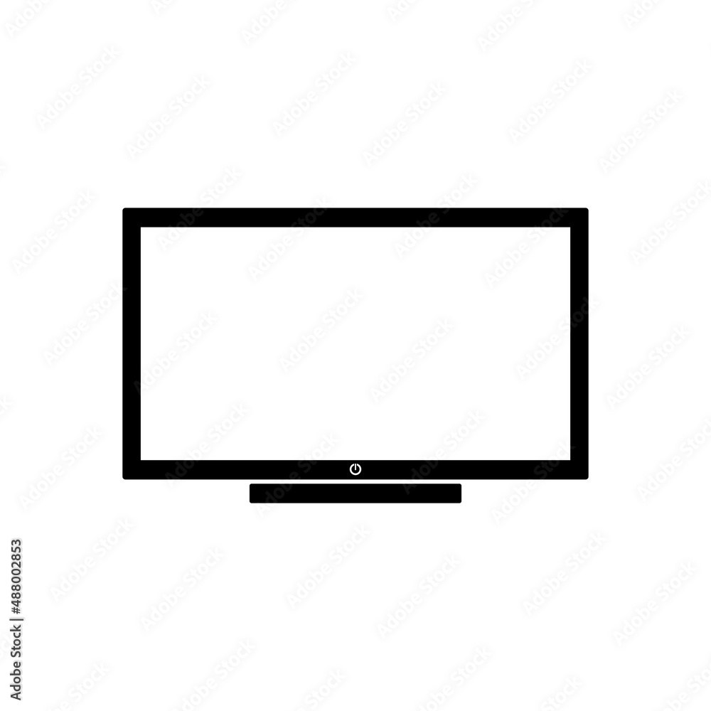 TV icon logo vector TV icon logo vector