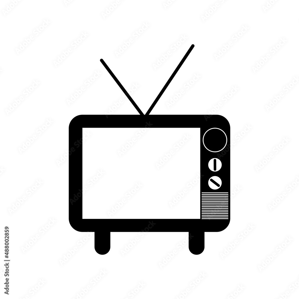 TV icon logo vector TV icon logo vector