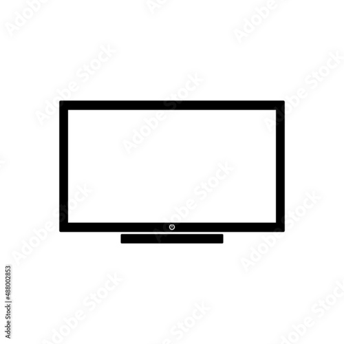 TV icon logo vector