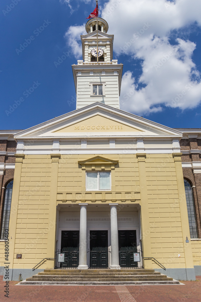 Front of the historic Jozefkerk church in Assen, Netherlands Front of the historic Jozefkerk church in Assen, Netherlands