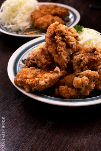 Japanese Chicken Karaage Set with Rice