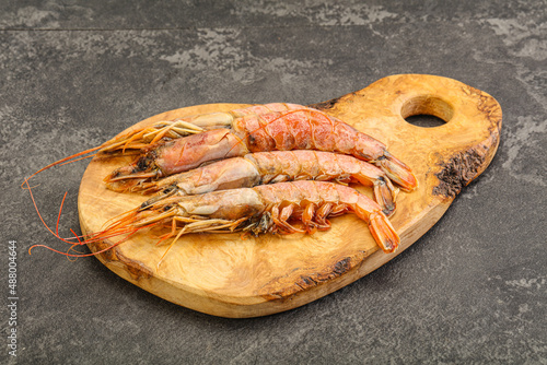 Tasty big Langoustine over the board