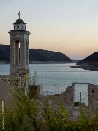 the underwater church ruin in cyprus