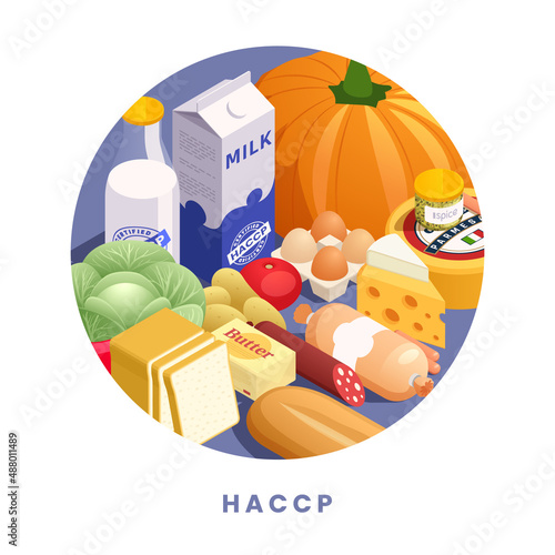 HACCP Food Safety Concept