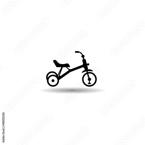 Tricycle icon vector illustration design