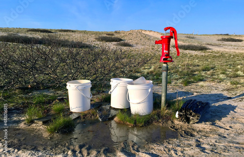 Hand Water Pump at Cape Cod National Seashore Dune Shack photo