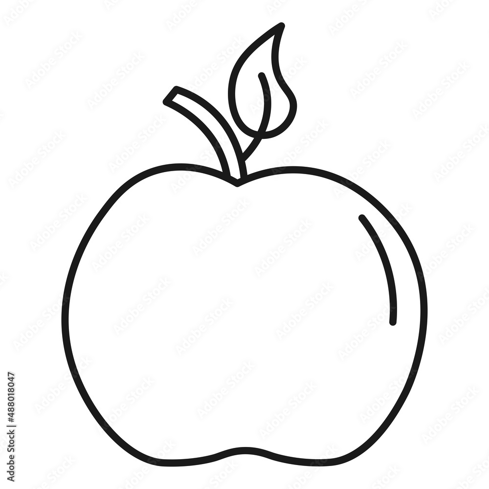 Apple fruit icon Apple fruit icon