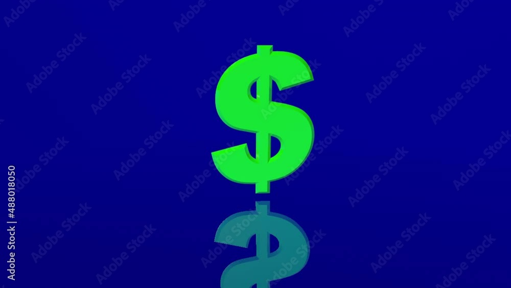 3d Render Animation, Dollar sign United States Dollar, Green Dollar Symbol, text, logo 3d Render Animation, Dollar sign United States Dollar, Green Dollar Symbol, text, logo