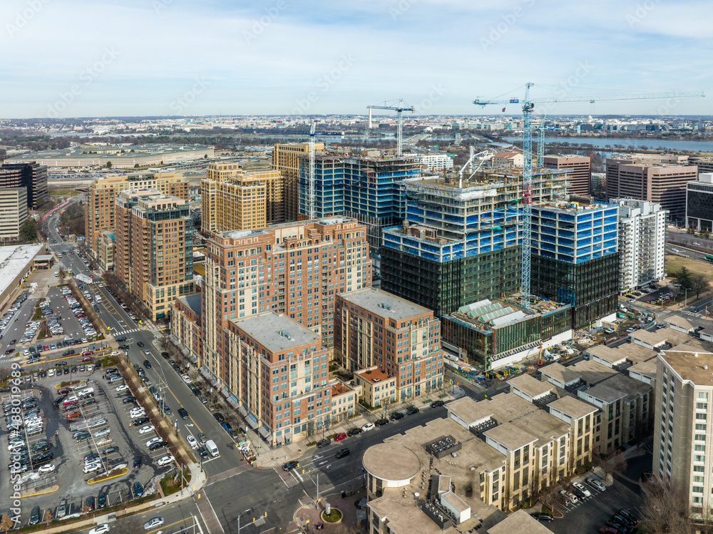 Foto de Amazon HQ2 construction, Crystal City, Arlington, Virginia do