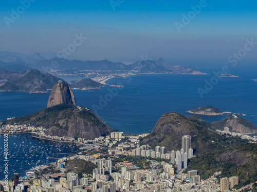 Vista do Cristo Redentor Rio de Janeiro Paisagem da Cidade