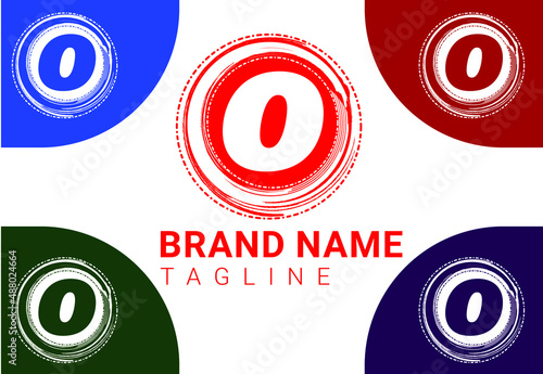 O letter new logo and icon design