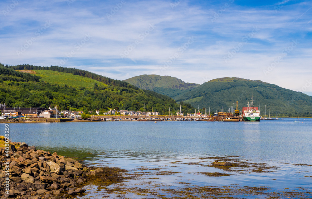Dunoon ferry between Dunoon and Glasgow, Ardnadam, Dunoon, Scotland, uk Dunoon ferry between Dunoon and Glasgow, Ardnadam, Dunoon, Scotland, uk