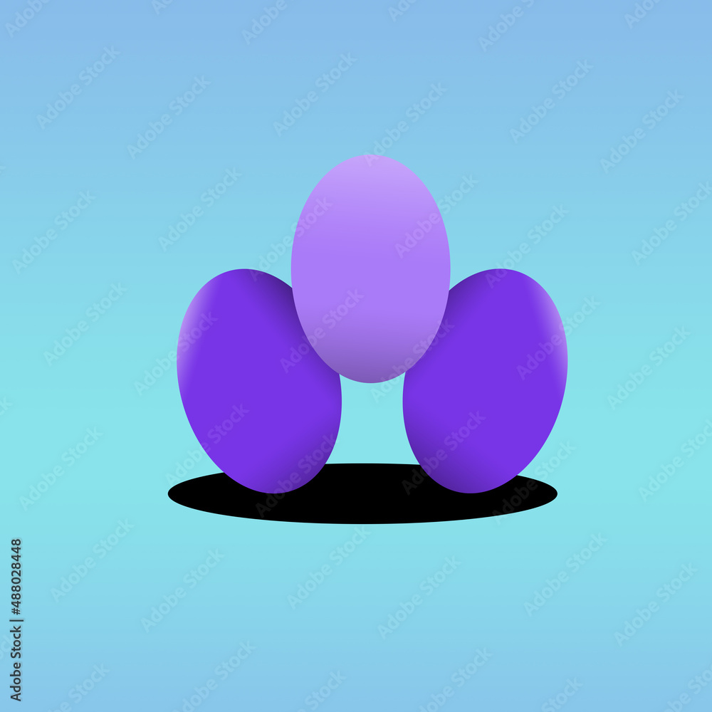 easter purple eggs easter holidays card easter purple eggs easter holidays card