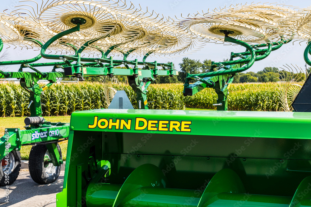 John Deere Dealership. Deere manufactures agricultural, construction