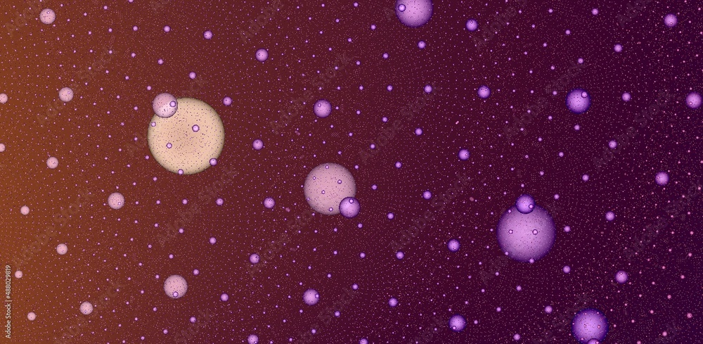 Space Fantasy background. Fractal design illustration
